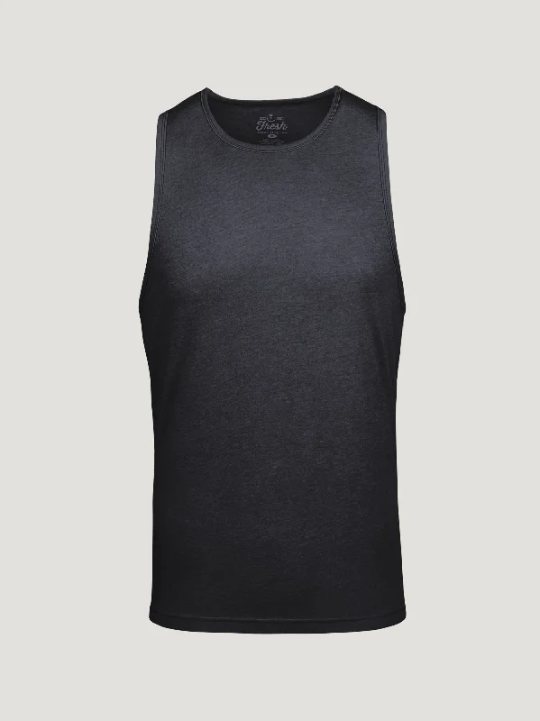 Minimalist Fashion Charcoal Pacific Beach Tank Top FINAL SALE