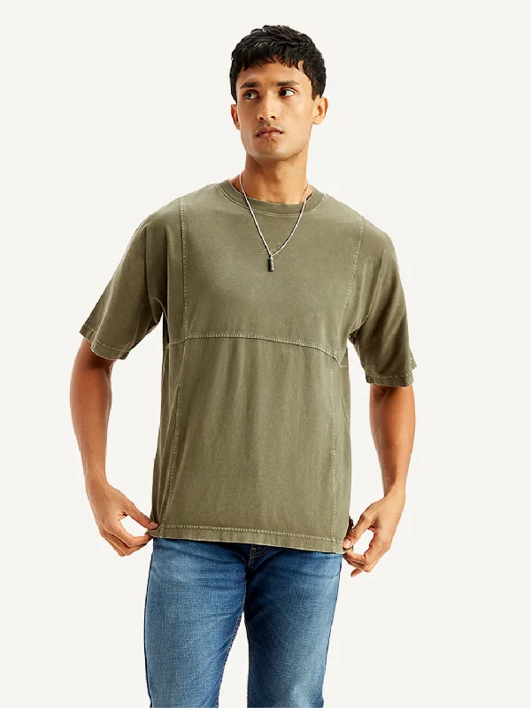 Urban Style Men's Solid Regular Fit T-shirt