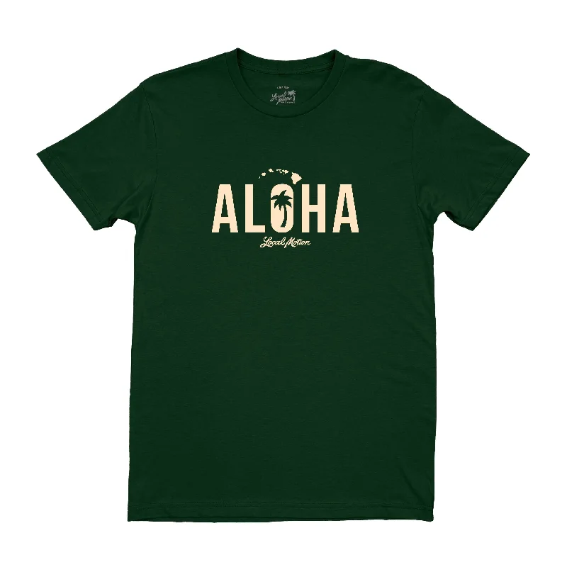 Slim Fit Suits ALOHA PALM TEE