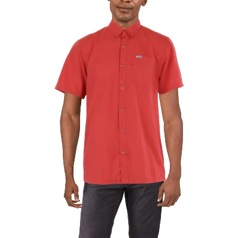 Casual Suits Columbia Sportswear Mens Collared Omni-Shade Button-Down Shirt