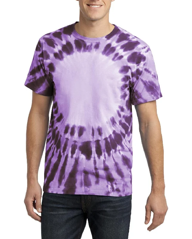 Modern Menswear Men's Short Sleeve Tie-Dye T-Shirt - Window Pattern