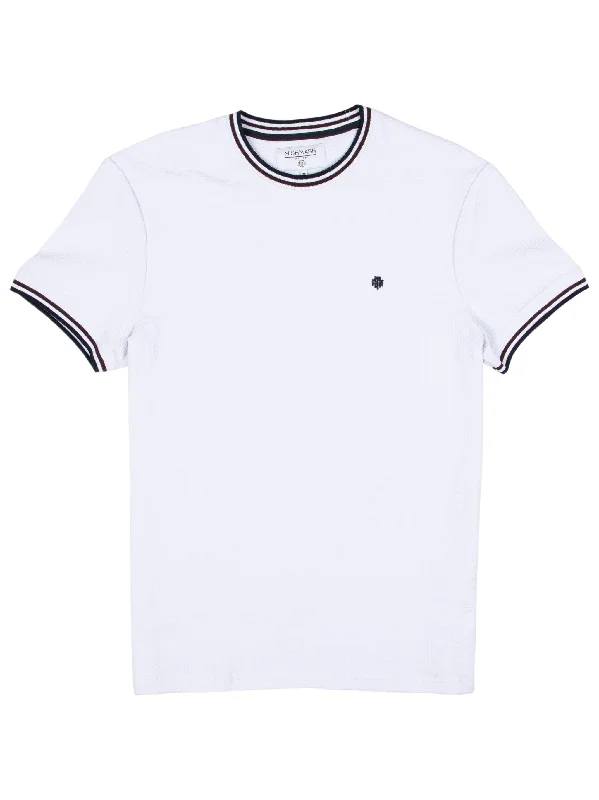 Athletic Wear Mish Mash 'Stockholm' White T-Shirt