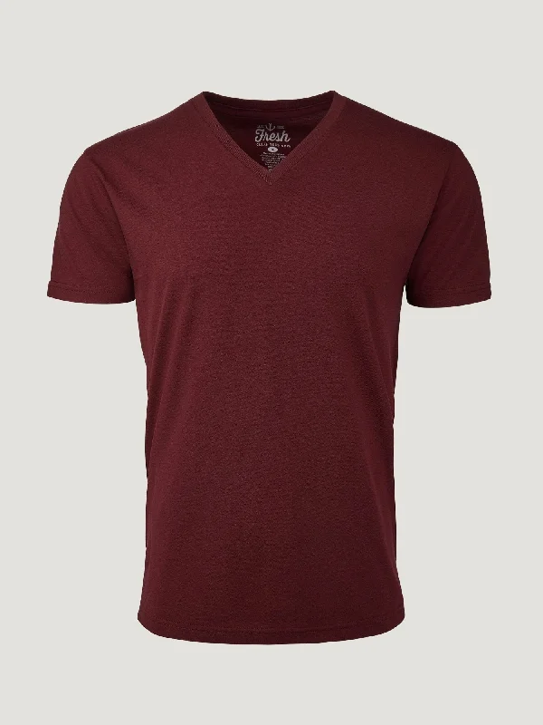 Monochrome Style Garnet V-Neck FINAL SALE