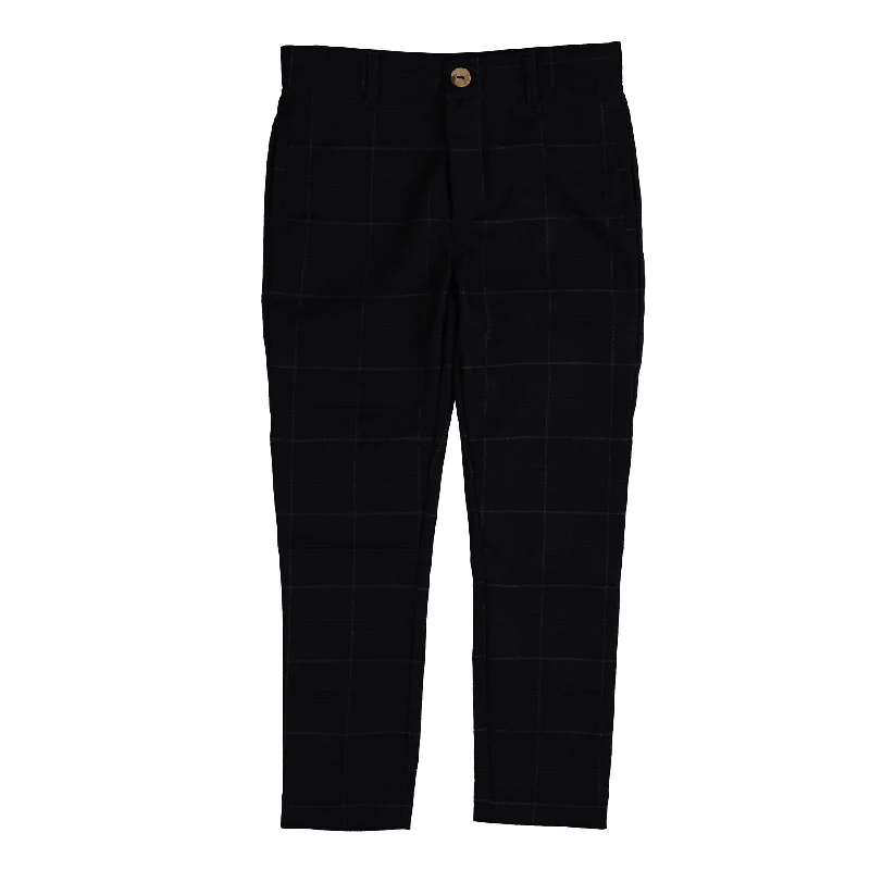 Street-inspired Belati Blue Plaid Pants (BTR347)