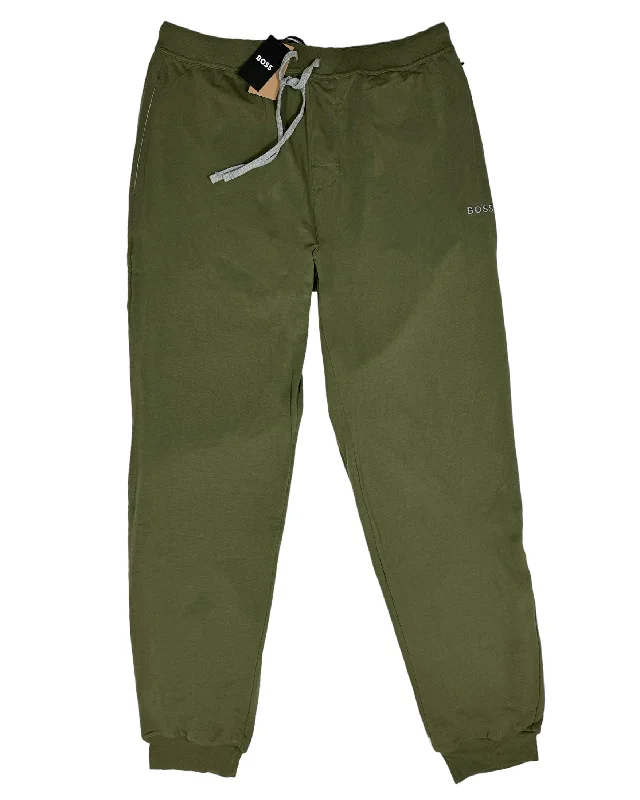 Street Shorts Hugo Boss Lounge Jogger Military Green Logo M Loungewear Sweatpants