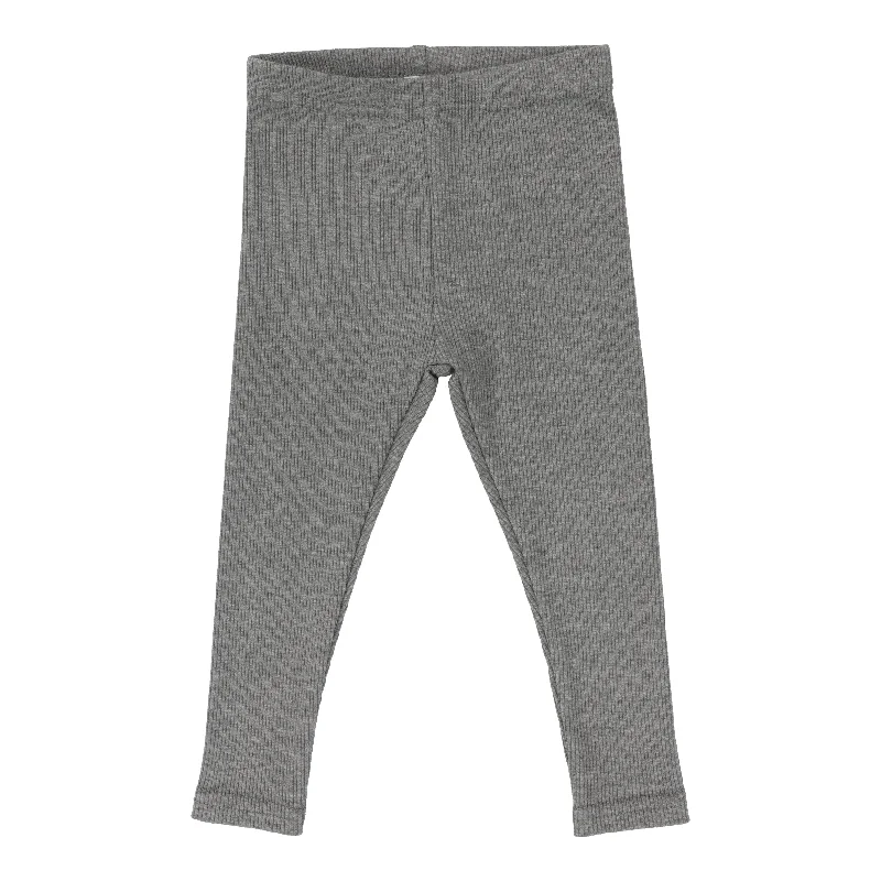 Trendy Sweaters Lil Legs Ribbed Leggings Light Grey