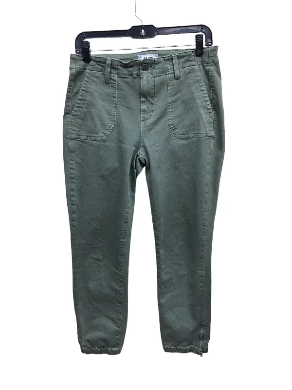 Casual Trousers Pants Cargo & Utility By Paige In Green, Size: 4