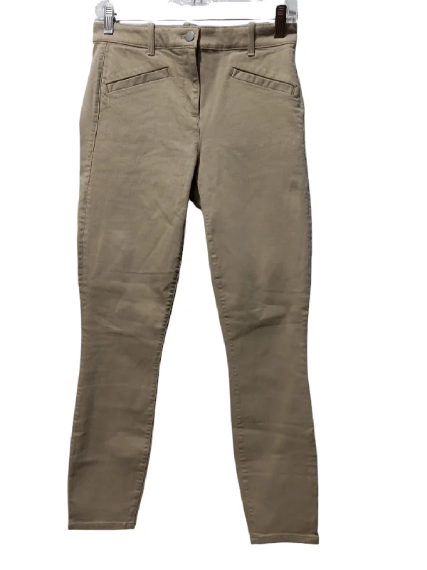 Cool Hoodies Pants Cropped By Gap In Tan, Size: 4