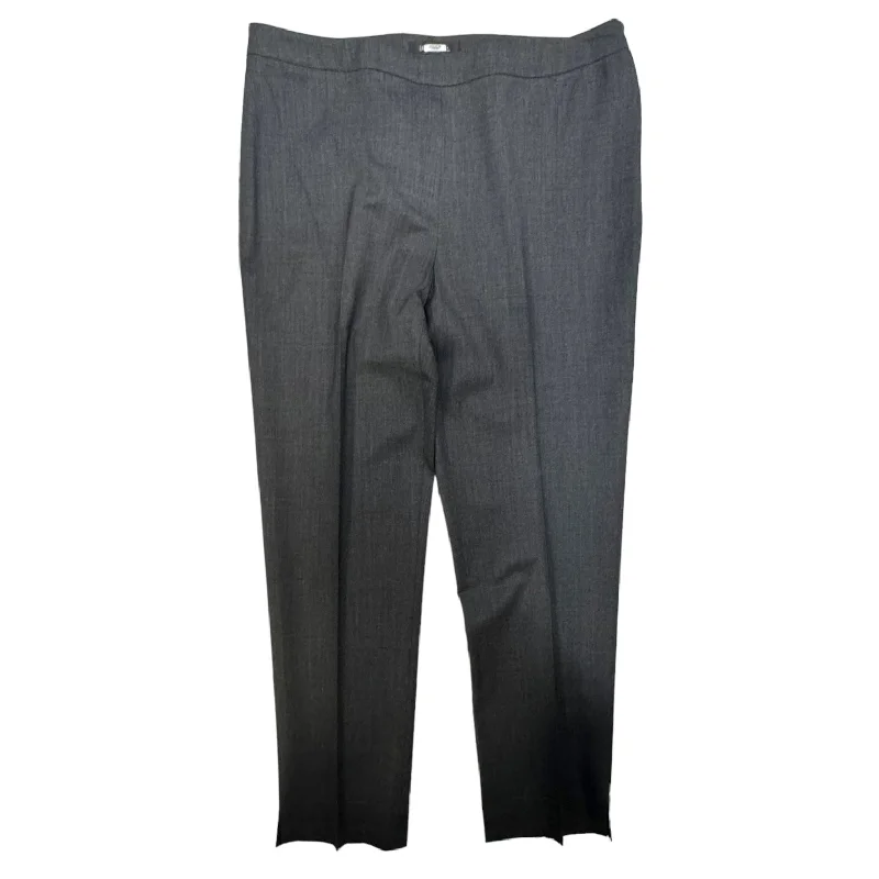 Jogger Pants Virgin Wool Trousers By Lafayette 148 In Grey, Size: 8