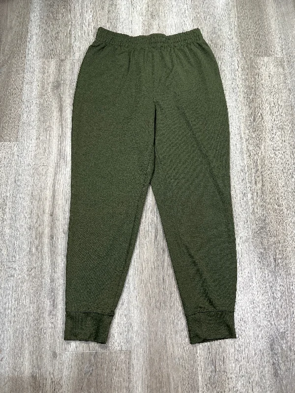 Trendy Sweaters Pants Joggers By Dsg Outerwear In Green, Size: M