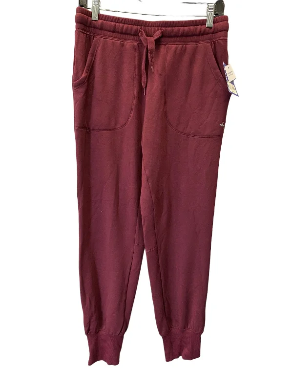 Street Style Pants Joggers By Joy Lab In Red, Size: S