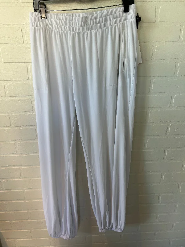 Statement Shirts Pants Joggers By Norma Kamali In White, Size: 16