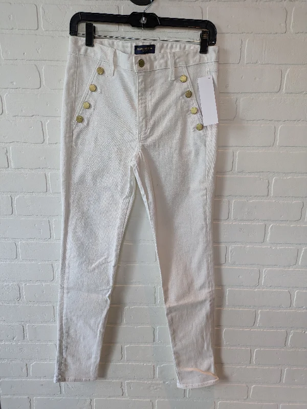 Luxury Suits Pants Other By Ramy Brook In White Denim, Size: 4