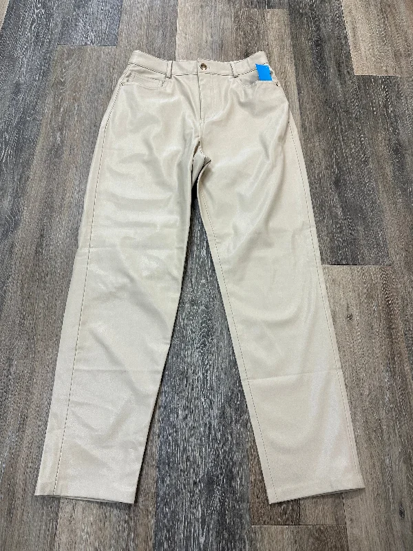 Street Casual Pants Other By Zara In Cream, Size: 4