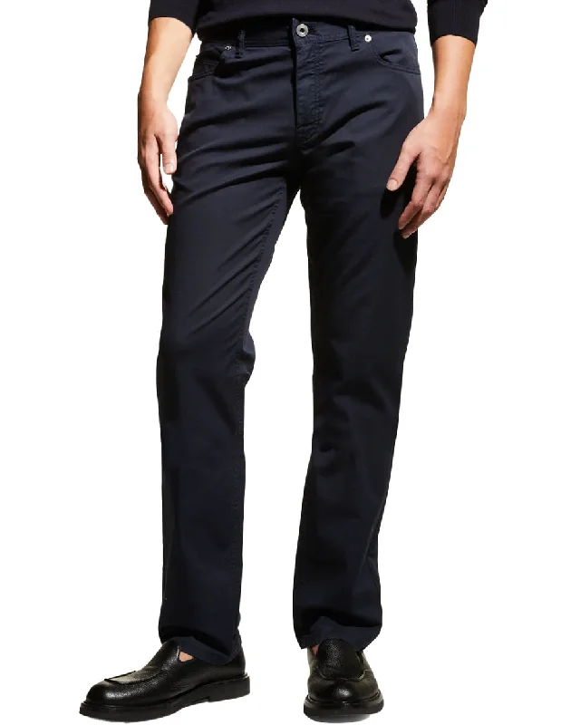 Stylish Hats Midnight Blue Twill 5 Pocket Pant