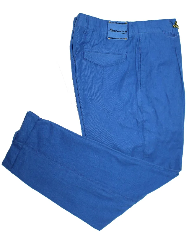 Street-inspired Sartorio Pants Royal Blue Corduroy 34 Short Inseam SALE