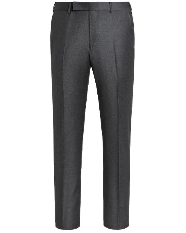 Track Pants Dark Grey Trofeo Wool Trouser