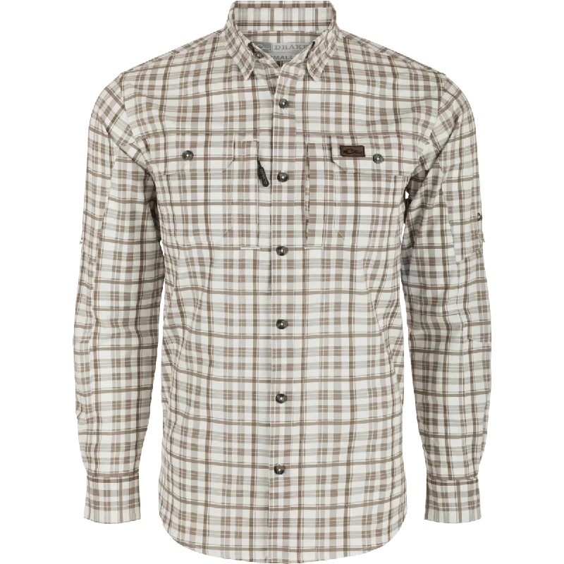 Urban Style Hunter Creek Window Pane Plaid Shirt L/S