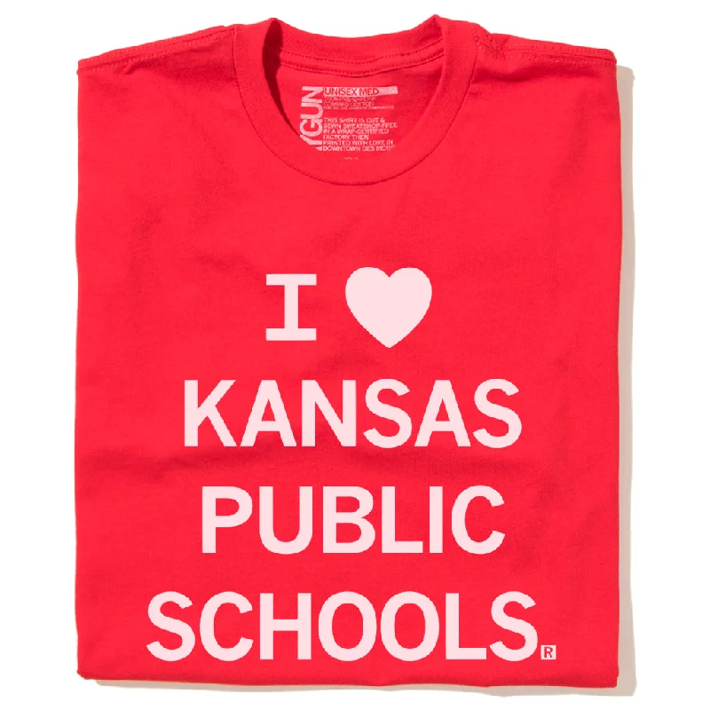 Casual Suits I Heart Kansas Public Schools (R)