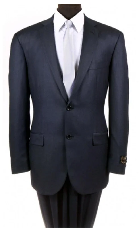 Urban Sneakers Men's  2-PC Wool Suit Regular Fit-Navy