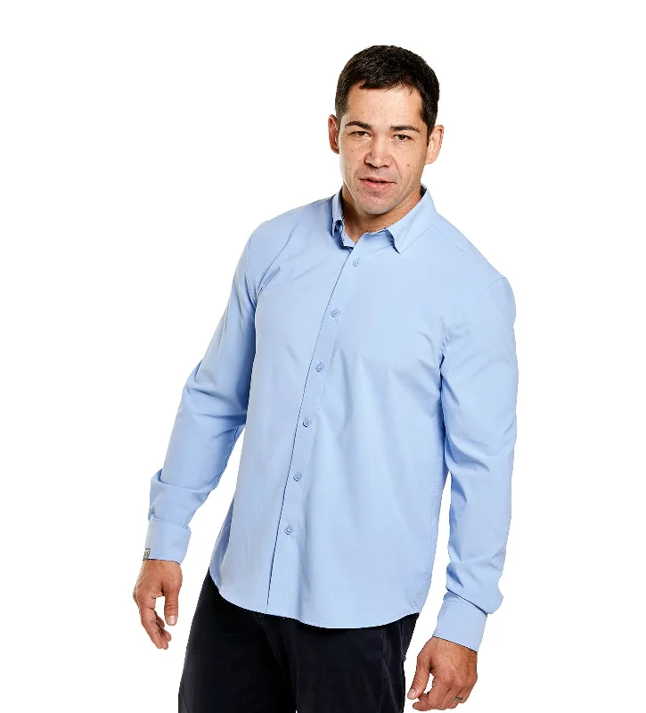 Street Casual Men's Influencer Woven Shirt - Solid