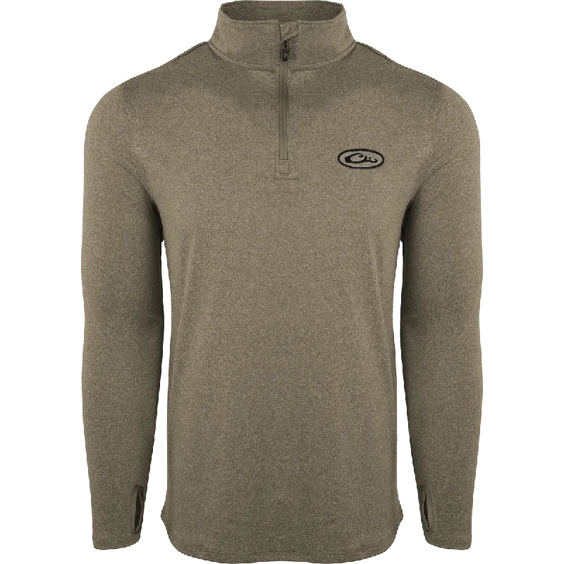 Formal Wear Microlite Performance Quarter Zip Heather