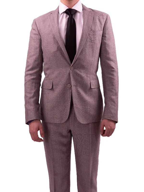 Sporty Blazers Ralph Lauren Purple Label Mens 38R Extra Slim Fit Gray Pure Cashmere 2 Piece Suit