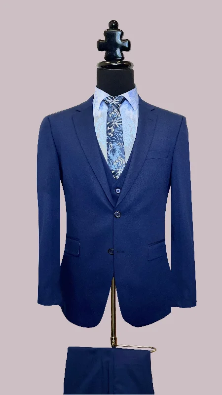 Winter Scarves Vercini Regal Indigo Ensemble Men's Suit