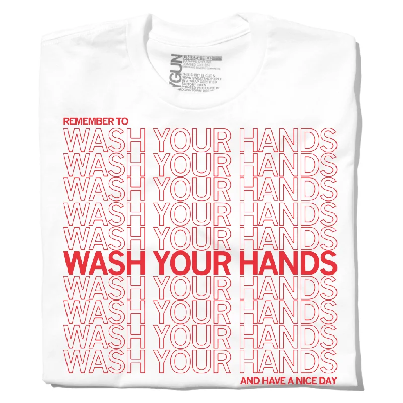 Smart Casual Wash Your Hands Repeating Pattern (R)