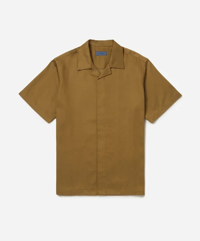 Oversized Jackets York Camp Collar Short Sleeve Shirt