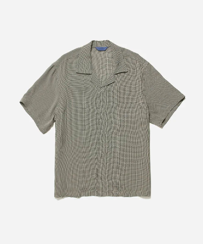 Casual Jackets York Mini Houndstooth Short Sleeve Shirt